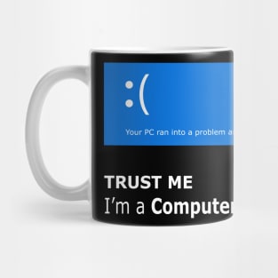 Trust me I am a computer engineer with an image logo Mug